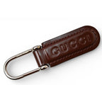 Gucci Key Ring Holder Vintage 042 1569 Silver Brown