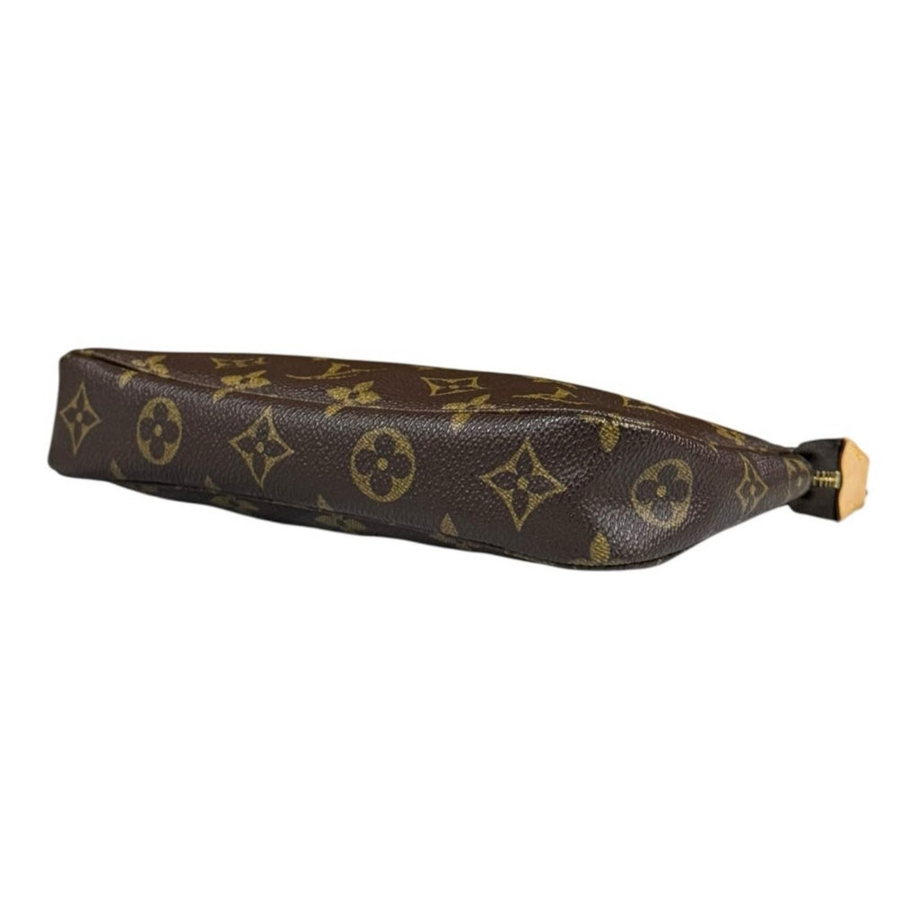 Louis Vuitton Pochette Monogram Handbag Canvas Brown — view 5