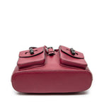 Gucci Bamboo Backpack Tassel Raspberry Pink Grain Calfskin Leather — view 6