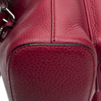 Gucci Bamboo Backpack Tassel Raspberry Pink Grain Calfskin Leather — view 7