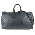 Louis Vuitton Boston Bag Keepall Bandouliere 45 Damier Ecobalt Canvas