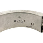 Gucci Ring Silver Green Never — view 8