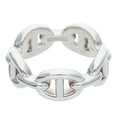 Hermes Chaine D'ancre Enchainee PM Silver Ring