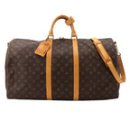 Louis Vuitton Monogram Keepall Bandouliere 55 2-Way Boston Shoulder Bag