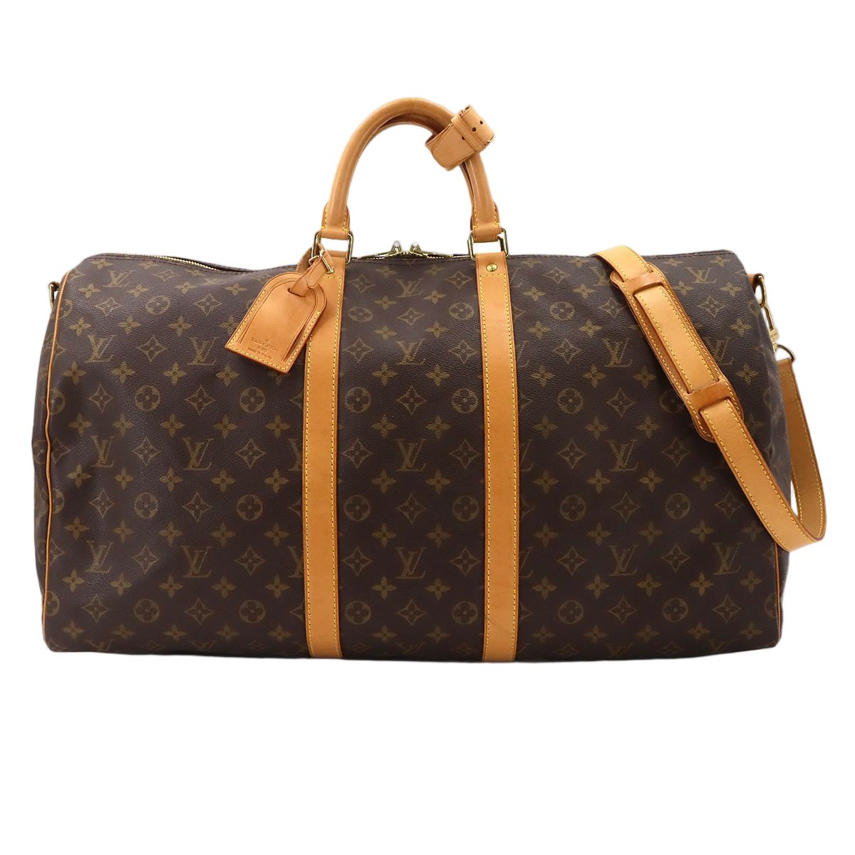 Louis Vuitton Monogram Keepall Bandouliere 55 2-Way Boston Shoulder Bag