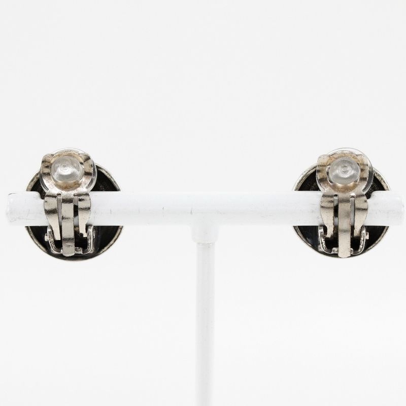 Chanel Coco Mark Metal Silver 99 P 11.7 g Earrings — view 4