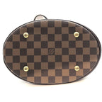 Louis Vuitton Damier Marais Tote Bag with Pouch Brown — view 7