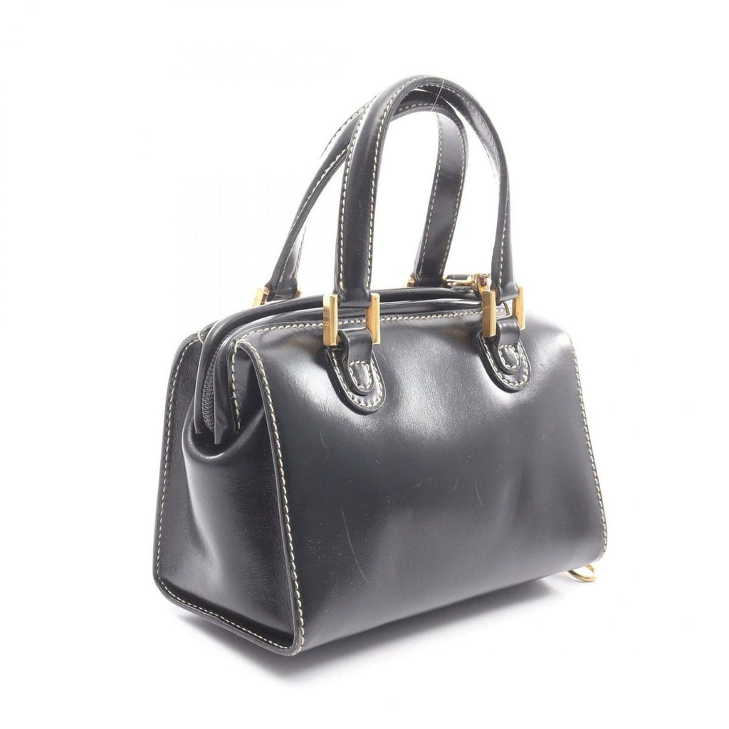 Fendi Handbag Black Leather 2-Way Shoulder — view 2