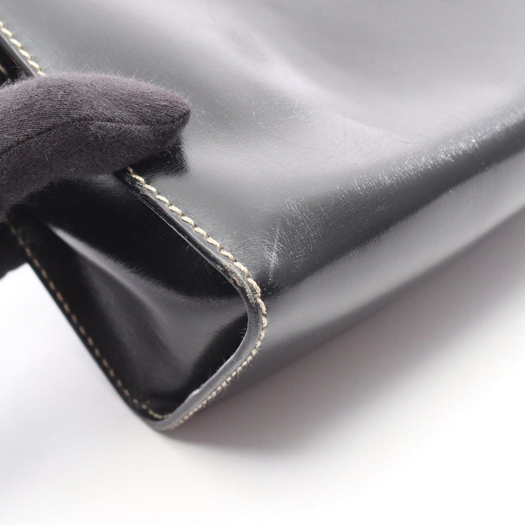 Fendi Handbag Black Leather 2-Way Shoulder — view 7