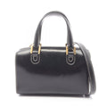 Fendi Handbag Black Leather 2-Way Shoulder