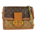Louis Vuitton 2-Way Shoulder Bag Monogram Reverse Dauphine MM