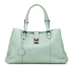 Bottega Veneta Intrecciato Roma Green Leather