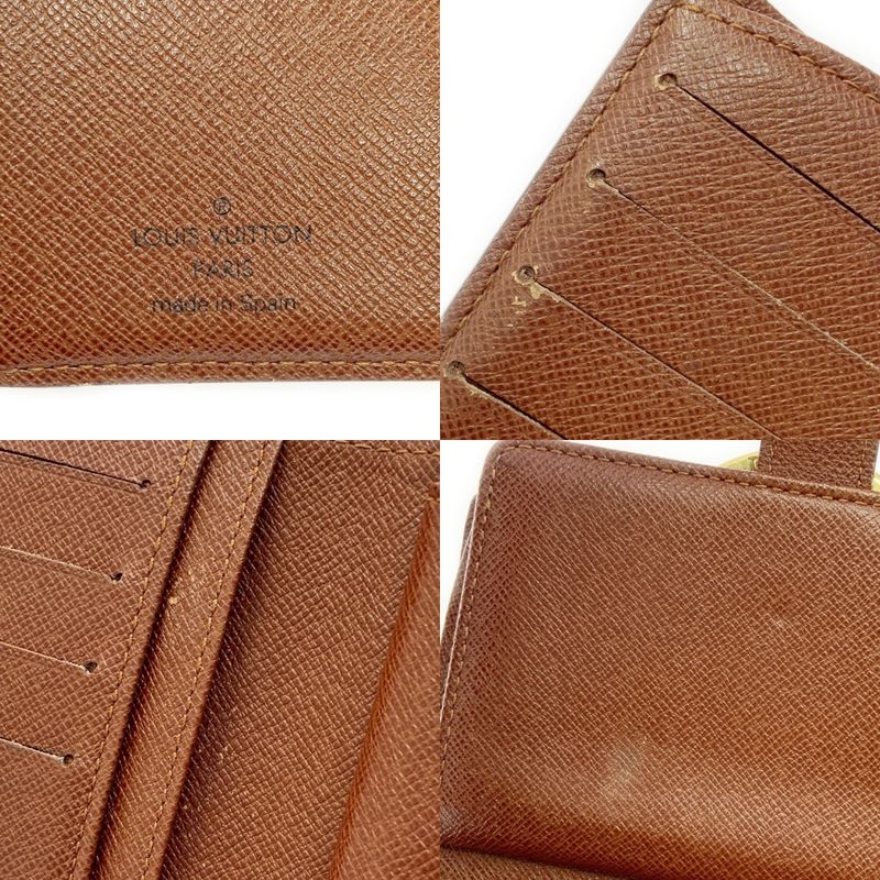 Louis Vuitton Monogram Porte Monnaie Vieviennois Brown Bifold — view 9