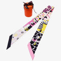 Hermes Twilly Factory Suit Scarf Silk Black 0105