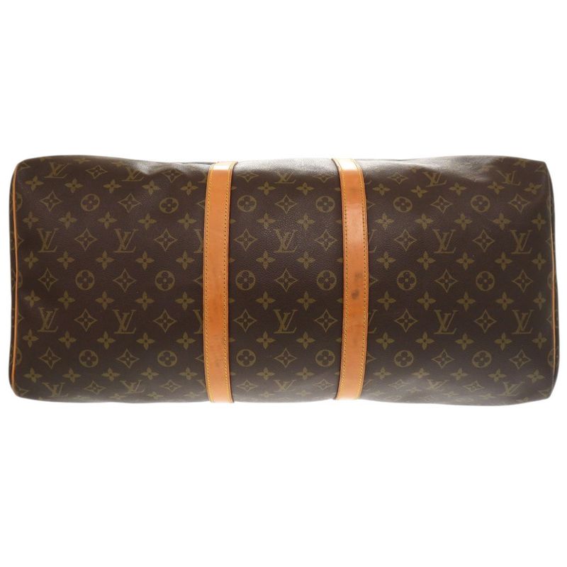 Louis Vuitton Keepall 55 Monogram Canvas Brown Boston Bag — view 3