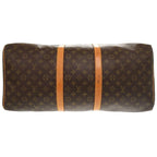 Louis Vuitton Keepall 55 Monogram Canvas Brown Boston Bag — view 3