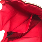 Hermes Bolide 25 Cotton Pouch Case Cosmetic Red — view 8