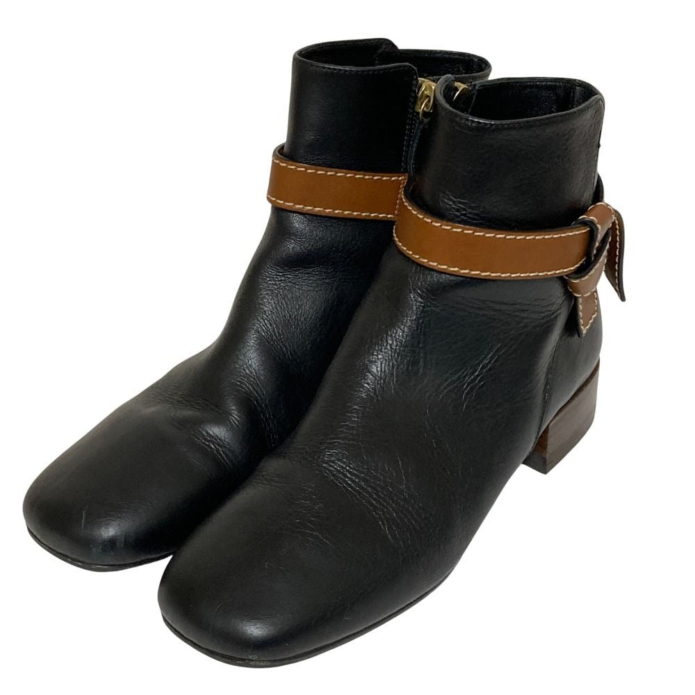 Loewe Leather Gate Boots 39 Black