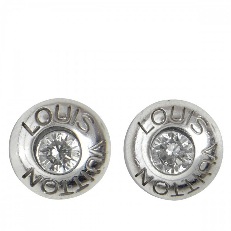 Louis Vuitton Earrings Puss Dreille Clou Jewelry Accessories Round 18K — view 2