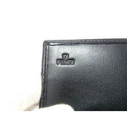 Fendi Wallet Zucchino Black Canvas Leather Bifold — view 2