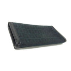 Fendi Wallet Zucchino Black Canvas Leather Bifold — view 3