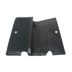 Fendi Wallet Zucchino Black Canvas Leather Bifold — view 4