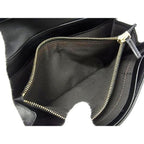 Fendi Wallet Zucchino Black Canvas Leather Bifold — view 6