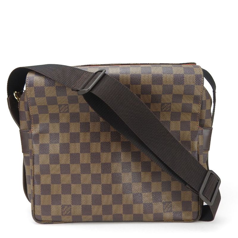 Louis Vuitton Naviglio Shoulder Bag Damier Canvas Brown Diagonal Men — view 9