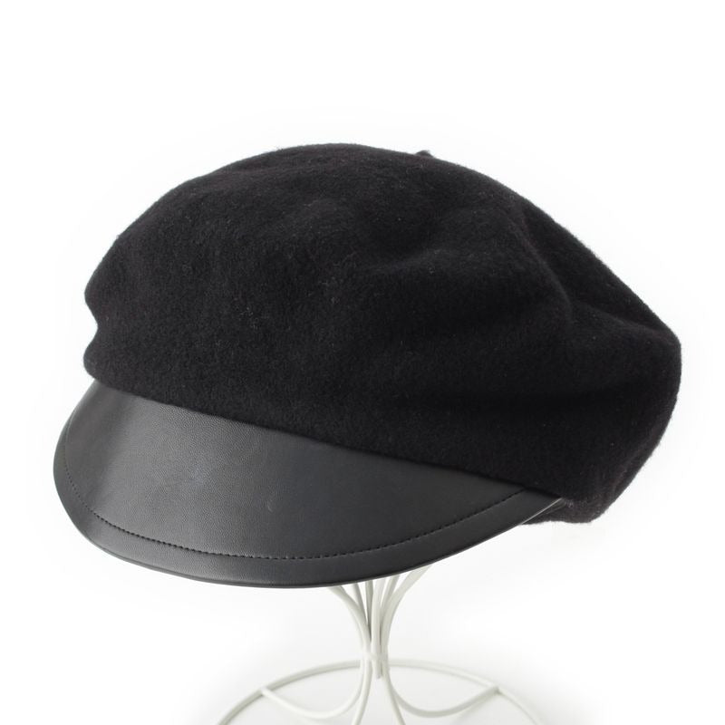 Dior Wool Logo Charm Bee Embroidery Beret Hat 81 Ddr921 G103 Black 57