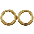 Chanel Coco Loop Vintage Gold Plated 22.6 g Earrings