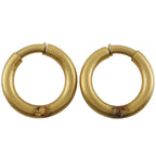 Chanel Coco Loop Vintage Gold Plated 22.6 g Earrings — view 2