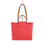 Hermes Cabas UK PM 2-Way Toile Officier Canvas Tote Bag Red