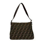 Fendi Mamma Bucket Zucca FF Pattern Canvas Leather Semi — view 3