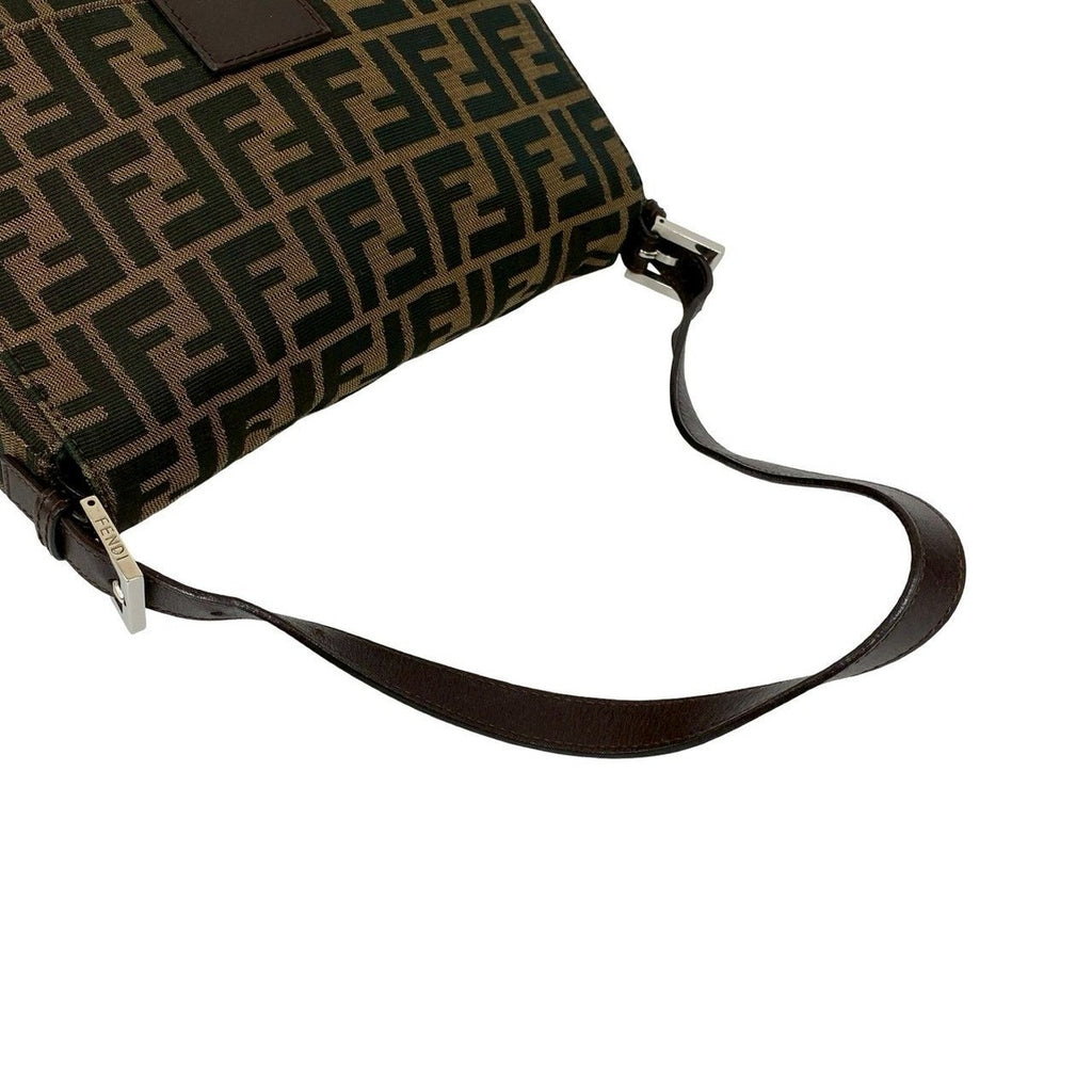 Fendi Mamma Bucket Zucca FF Pattern Canvas Leather Semi — view 4