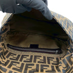 Fendi Mamma Bucket Zucca FF Pattern Canvas Leather Semi — view 9