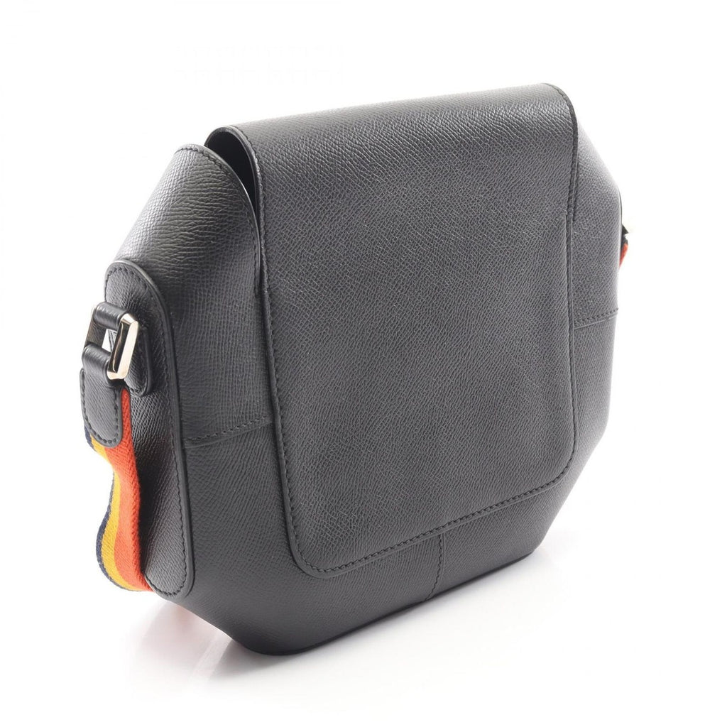 Hermes Shoulder Bag Octagon Black Leather — view 2