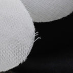 Chanel Camellia Ribbon Satin and Textile Black White Barrette — view 6