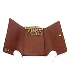 Louis Vuitton Key Case Multicles 6 Brown Monogram Rows