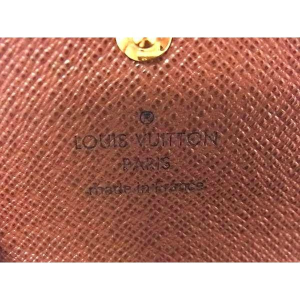 Louis Vuitton Key Case Multicles 6 Brown Monogram Rows