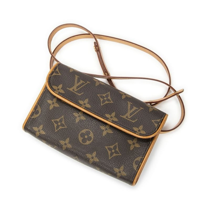 Louis Vuittonpochette Florentine Brown Monogram Canvas AB
