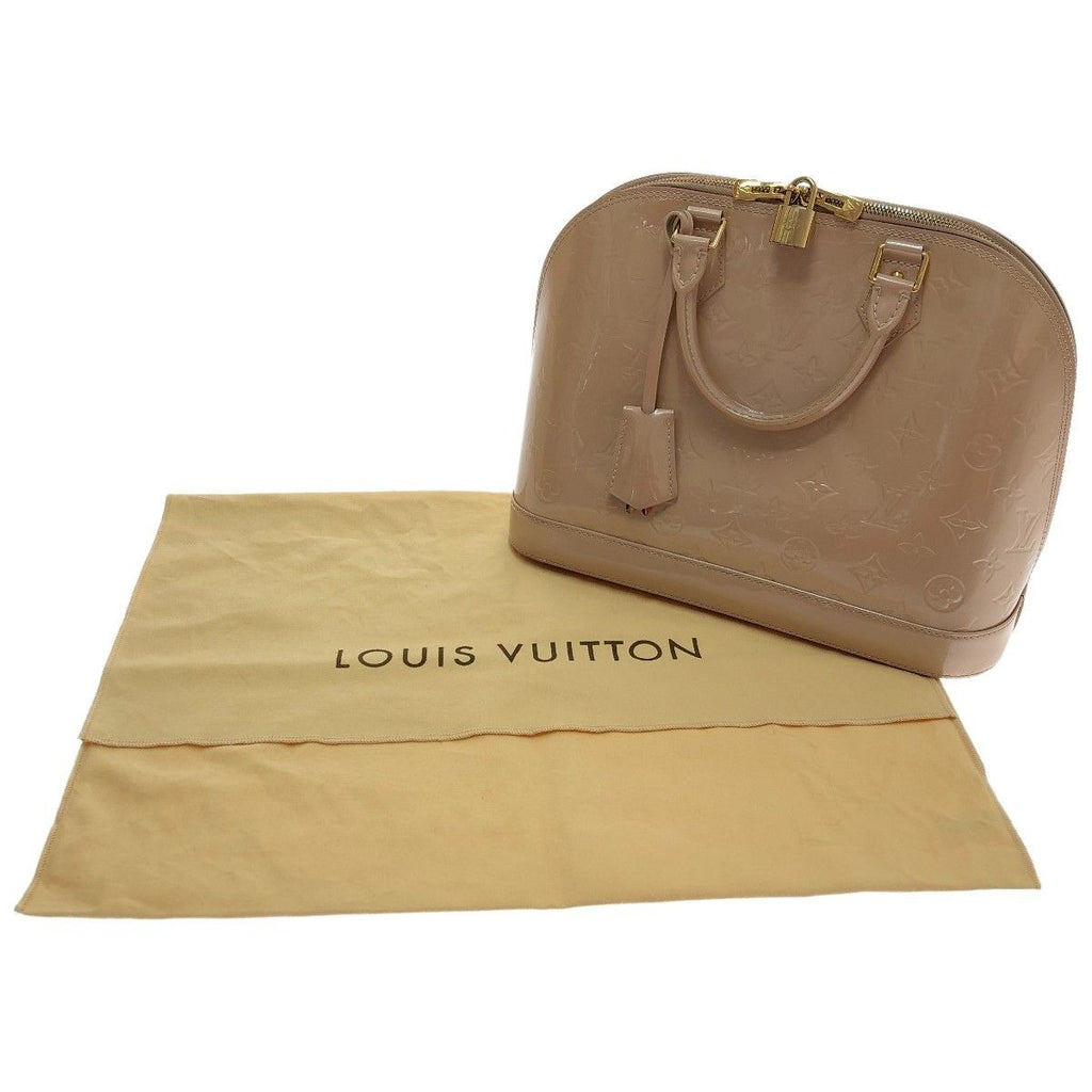 Louis Vuitton Handbag Monogram Vernis Alma PM Dune