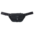 Prada 2 Vh176 re-Nylon Saffiano Leather Shoulder Bag