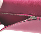 Hermes Dogon Long Evercolor Rose Purple Wallet 1774 — view 5
