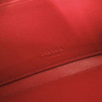 Prada 1 M1437 Nylon Leather Red Shoulder Wallet Long 1800 — view 7