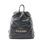 Chanel Rucksack Sac Backpack 22 Small Black Leather Chanel 22 Quilted — view 2