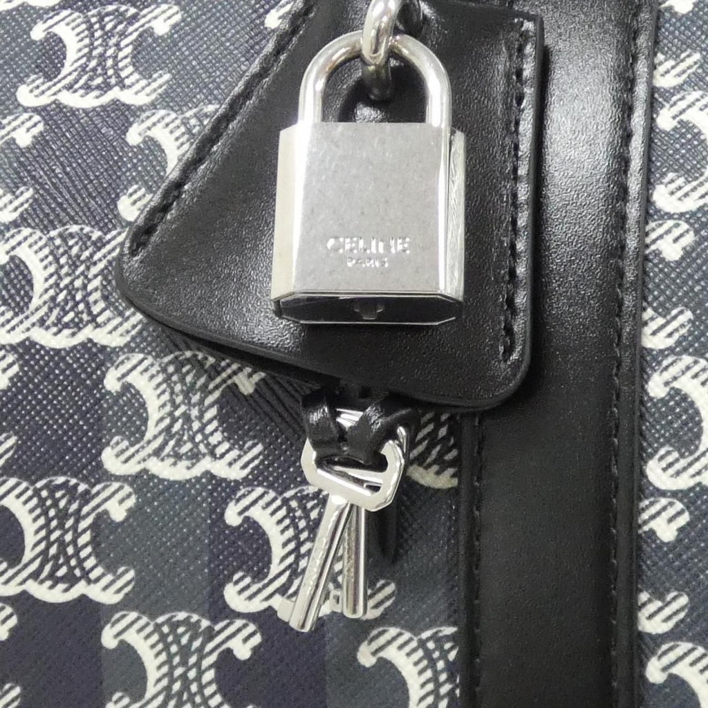 Celine Boston Bag Canvas Black — view 3