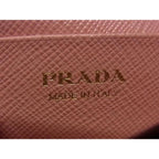 Prada Card Case Business Holder 1 Mc122 Petalo Pink Saffiano Leather — view 6