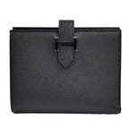 Hermes Bearn Compact Bifold Wallet Monochrome So Black Vo Madame