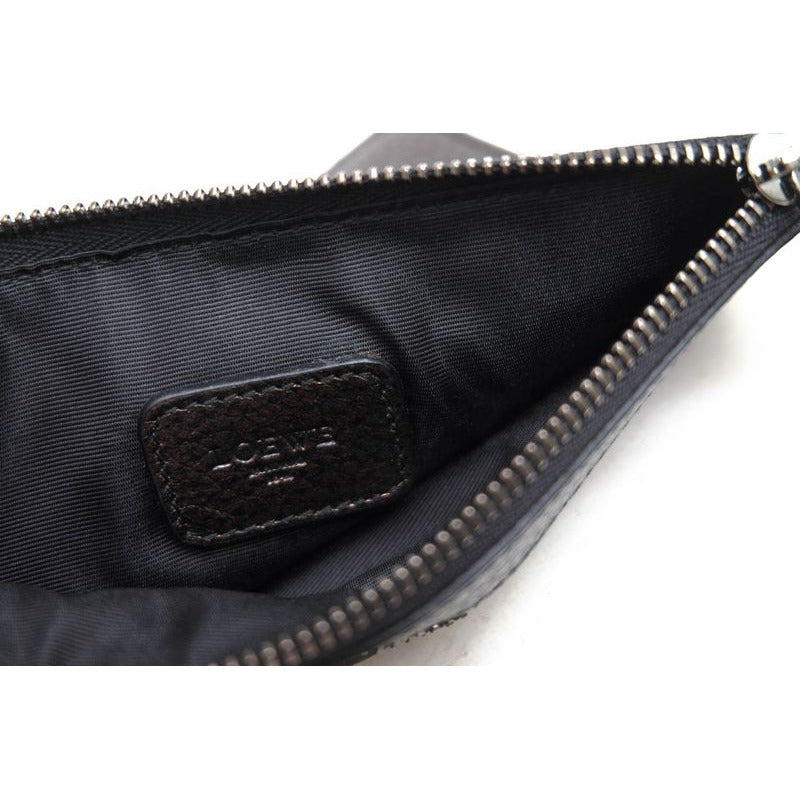 Loewe Wallet Men Leather Bronze Copper Pouch with Coin