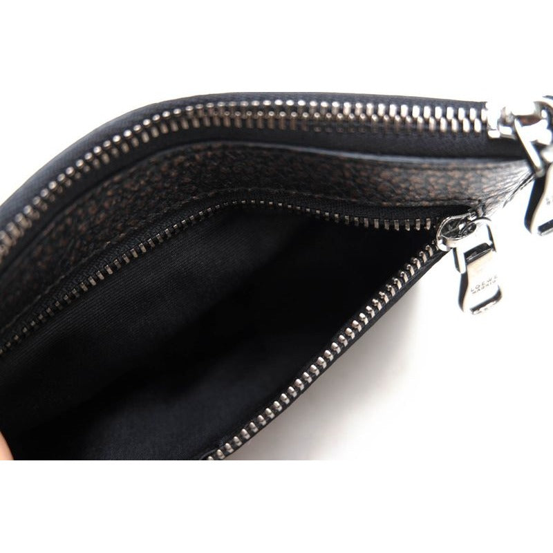 Loewe Wallet Men Leather Bronze Copper Pouch with Coin